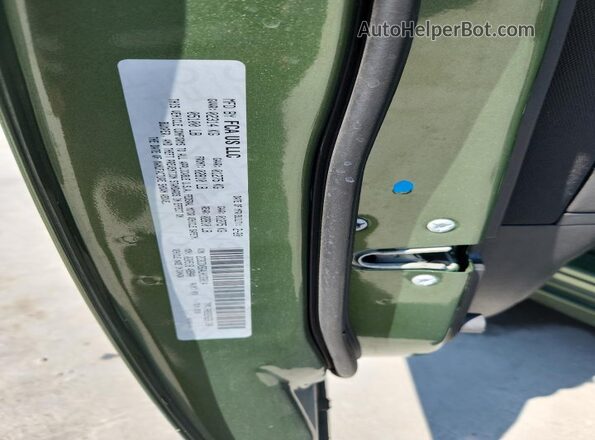 2C3CDXBG4LH133014 2020 DODGE CHARGER Green Вид підкапотного простору