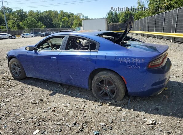 2C3CDXBG8MH548564 2021 DODGE CHARGER Blue Задня ліва чверть