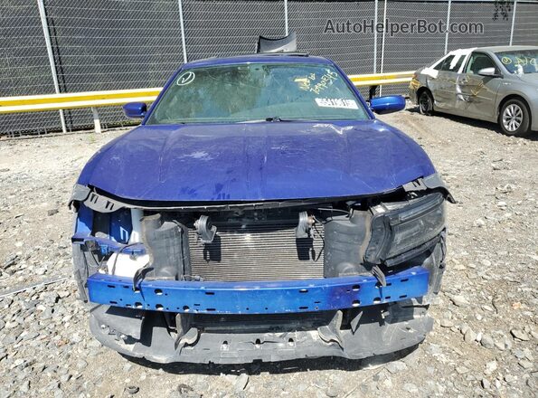 2C3CDXBG8MH548564 2021 DODGE CHARGER Blue Вид спереду