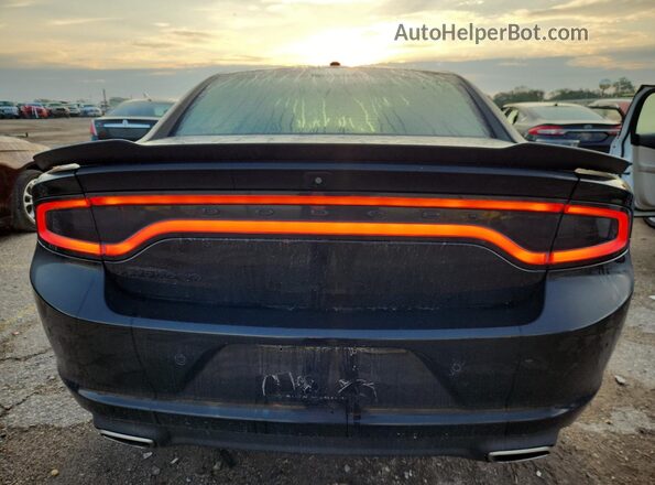 2C3CDXBG9LH233125 2020 DODGE CHARGER Black Հետևի տեսք