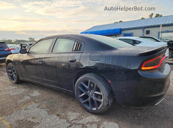 2C3CDXBG9LH233125 2020 DODGE CHARGER Black Հետևի ձախ