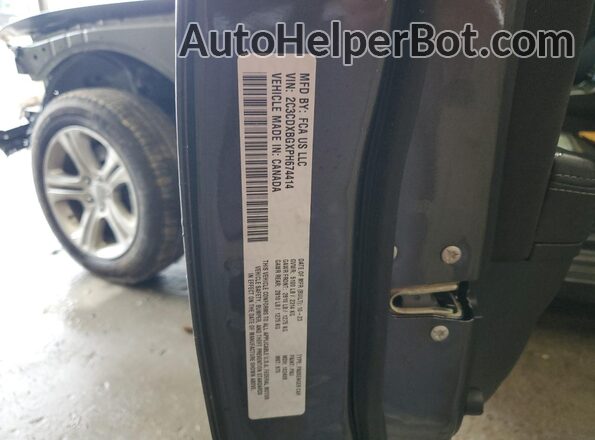 2C3CDXBGXPH674414 2023 DODGE CHARGER Gray Widok naklejki z numerem VIN