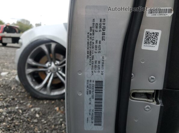 2C3CDXCT0LH159895 2020 DODGE CHARGER Silver Շարժիչի բաժամունքի տեսք
