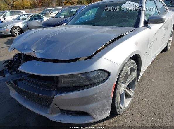 2C3CDXCT1GH339621 2016 DODGE CHARGER Silver წინა ხედი
