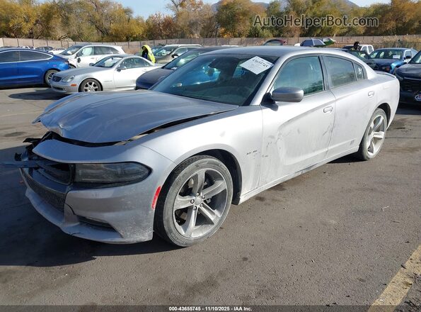 2C3CDXCT1GH339621 2016 DODGE CHARGER Silver წინა მარცხენა ხედი სამი მეოთხედიდან