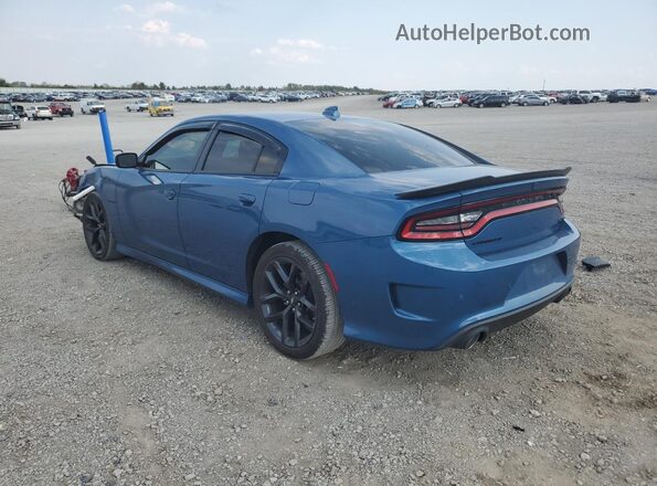 2C3CDXCT1NH190396 2022 DODGE CHARGER Blue Задня ліва чверть