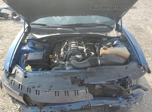 2C3CDXCT1NH190396 2022 DODGE CHARGER Blue Вид задньої частини салону