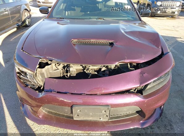 2C3CDXCT2NH129834 2022 DODGE CHARGER Purple Widok z przodu