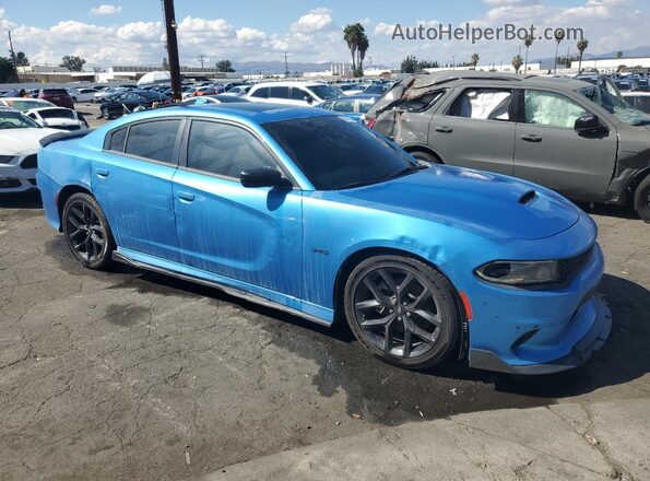 2C3CDXCT3PH576126 2023 DODGE CHARGER Blue Vista de la etiqueta del VIN
