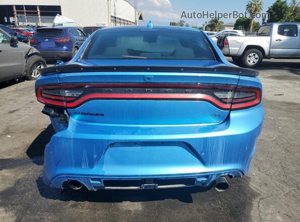 2C3CDXCT3PH576126 2023 DODGE CHARGER Blue Vista trasera