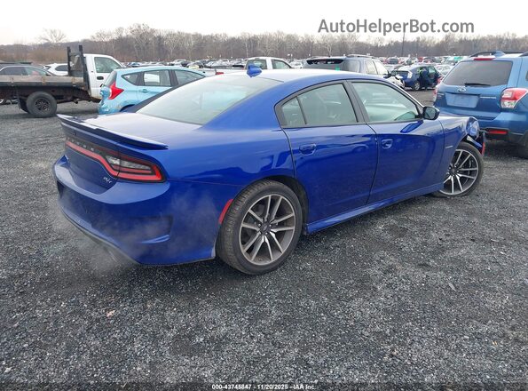2C3CDXCT5NH100957 2022 DODGE CHARGER Blue Հետևի աջ