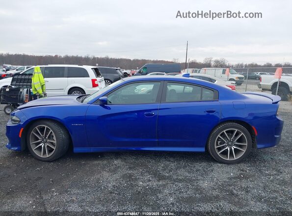 2C3CDXCT5NH100957 2022 DODGE CHARGER Blue Սալոնի 360 աստիճան տեսք