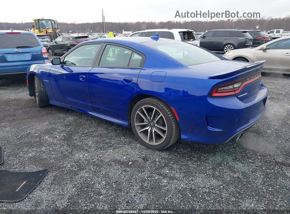 2C3CDXCT5NH100957 2022 DODGE CHARGER Blue Հետևի ձախ