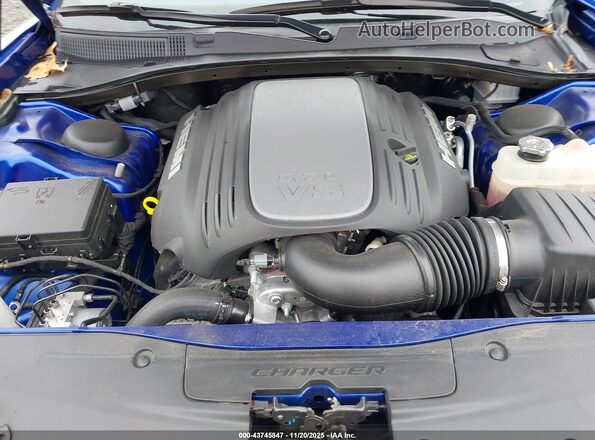 2C3CDXCT5NH100957 2022 DODGE CHARGER Blue Հետևի տեսք