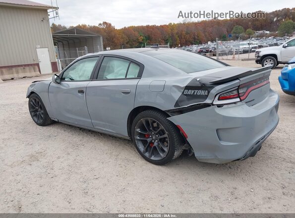 2C3CDXCT8LH212200 2020 DODGE CHARGER Gray Trasero izquierdo