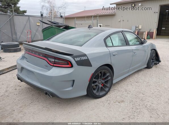 2C3CDXCT8LH212200 2020 DODGE CHARGER Gray Trasero derecho