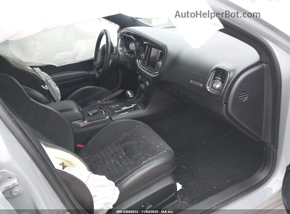 2C3CDXCT8LH212200 2020 DODGE CHARGER Gray Vista interior delantera