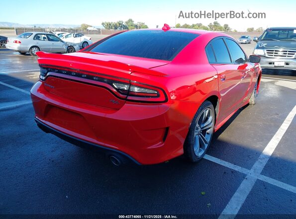 2C3CDXCT9MH592018 2021 DODGE CHARGER Red Задня права чверть