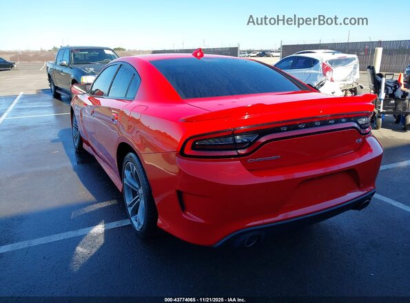 2C3CDXCT9MH592018 2021 DODGE CHARGER Red Задня ліва чверть