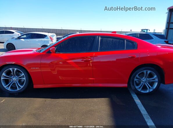 2C3CDXCT9MH592018 2021 DODGE CHARGER Red Панорамний вид салону 360°