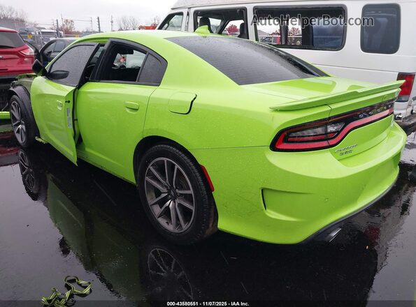 2C3CDXCT9PH698327 2023 DODGE CHARGER Green უკანა მარცხენა