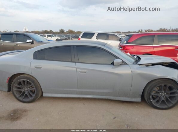 2C3CDXCTXMH569721 2021 DODGE CHARGER Silver Вид задньої частини салону