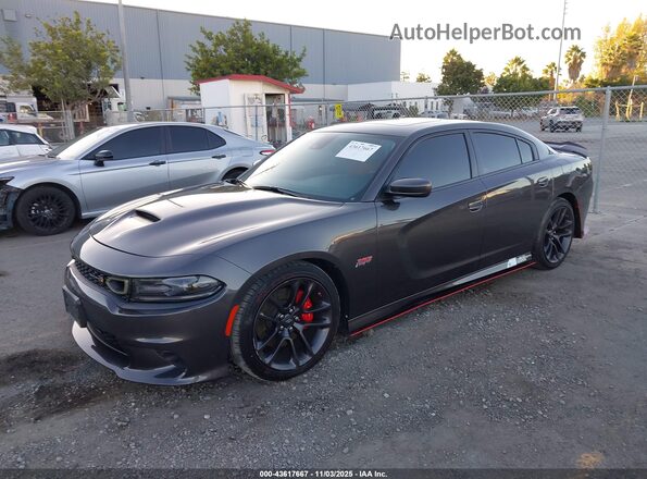 2C3CDXGJ0LH188581 2020 DODGE CHARGER Gray Передня ліва чверть