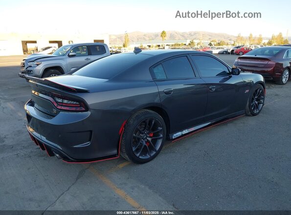 2C3CDXGJ0LH188581 2020 DODGE CHARGER Gray Задня права чверть