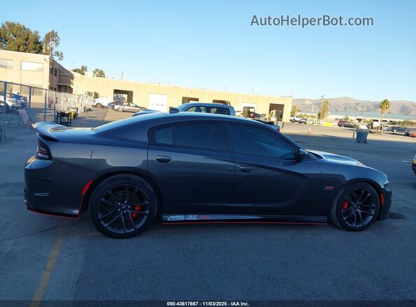 2C3CDXGJ0LH188581 2020 DODGE CHARGER Gray Вид щитка приладів