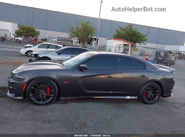 2C3CDXGJ0LH188581 2020 DODGE CHARGER Gray Вид задньої частини салону