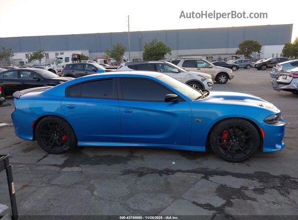 2C3CDXGJ1PH593239 2023 DODGE CHARGER Blue უკანა სალონის ხედი