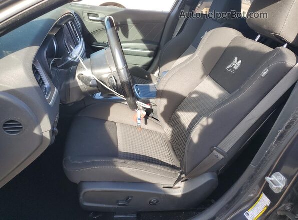 2C3CDXGJ3KH756885 2019 DODGE CHARGER Gray Vista interior delantera