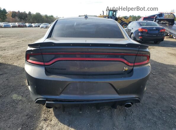 2C3CDXGJ3KH756885 2019 DODGE CHARGER Gray Vista trasera