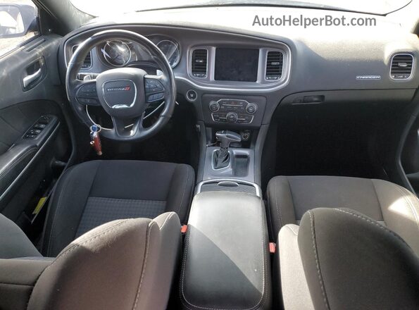 2C3CDXGJ3KH756885 2019 DODGE CHARGER Gray Vista del salpicadero