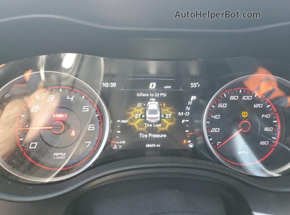 2C3CDXGJ3KH756885 2019 DODGE CHARGER Gray Vista del cuadro de instrumentos