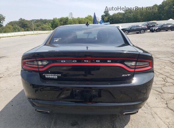 2C3CDXHG2GH330325 2016 DODGE CHARGER Black Widok z tyłu