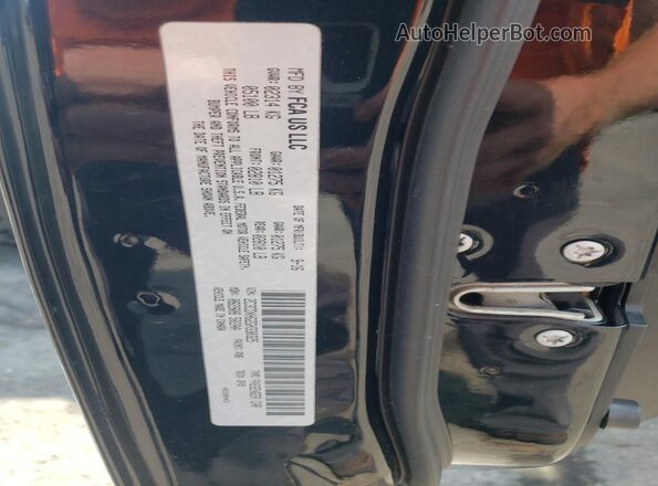 2C3CDXHG2GH330325 2016 DODGE CHARGER Black Widok naklejki z numerem VIN