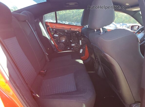 2C3CDXHG5MH633465 2021 DODGE CHARGER Orange Вид задніх сидінь