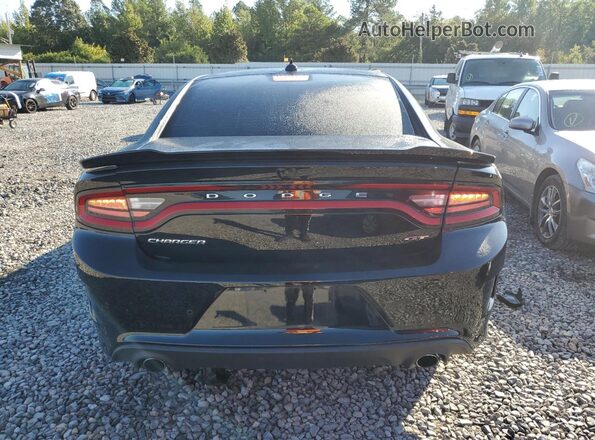 2C3CDXHG5NH152360 2022 DODGE CHARGER Black Widok z tyłu
