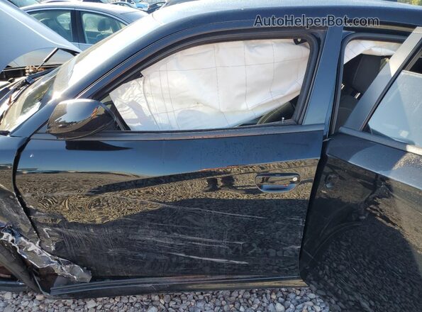 2C3CDXHG5NH152360 2022 DODGE CHARGER Black Widok wnętrza z przodu