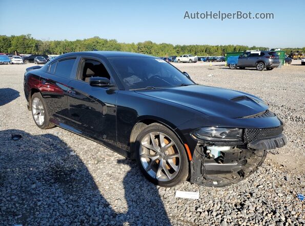 2C3CDXHG5NH152360 2022 DODGE CHARGER Black Przód prawy