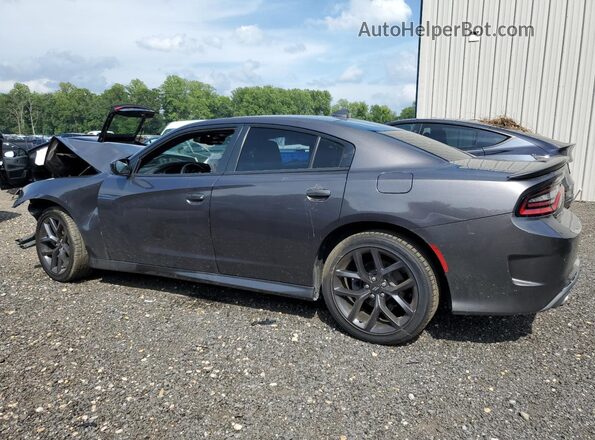 2C3CDXHG6LH186529 2020 DODGE CHARGER Gray Rear left