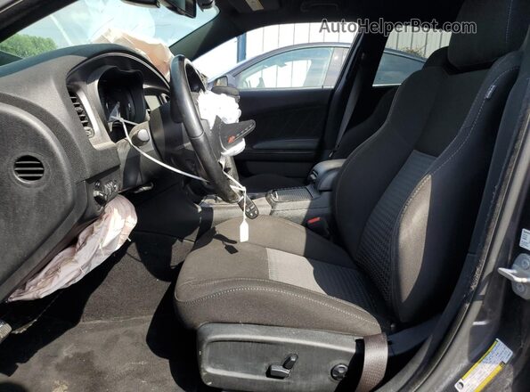 2C3CDXHG6LH186529 2020 DODGE CHARGER Gray Front interior view