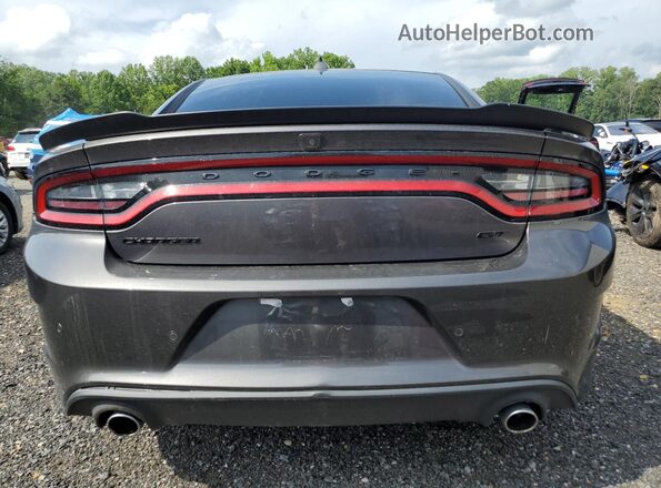 2C3CDXHG6LH186529 2020 DODGE CHARGER Gray Rear view