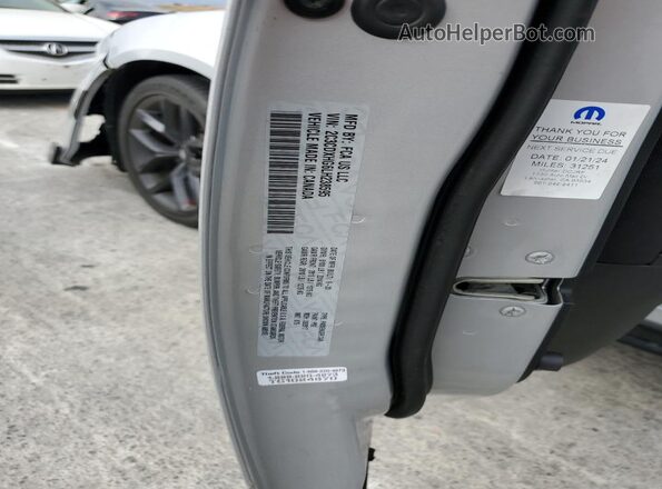 2C3CDXHG6LH238595 2020 DODGE CHARGER Silver Вид підкапотного простору