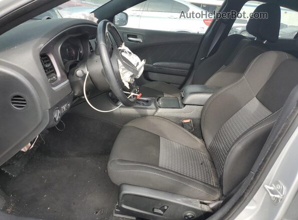 2C3CDXHG6LH238595 2020 DODGE CHARGER Silver Вид салону спереду