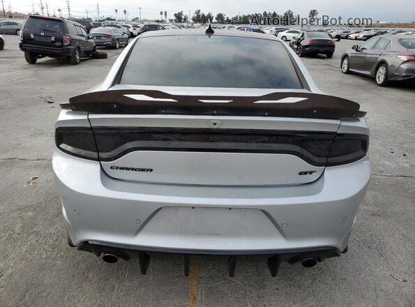 2C3CDXHG6LH238595 2020 DODGE CHARGER Silver Вид ззаду