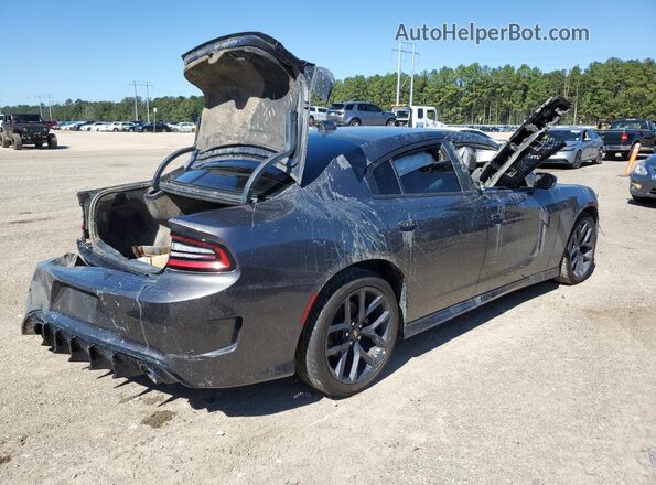 2C3CDXHG8NH244661 2022 DODGE CHARGER Gray Задня права чверть