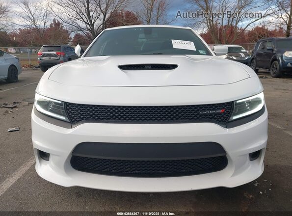 2C3CDXHG9NH176516 2022 DODGE CHARGER White წინა პანელის ხედი