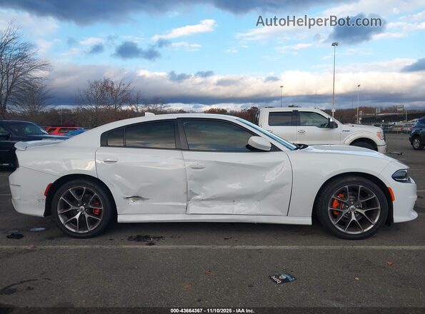 2C3CDXHG9NH176516 2022 DODGE CHARGER White ხელსაწყოთა პანელის ხედი